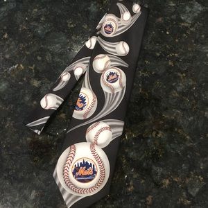 MLB New York Mets Baseball Ralph Marlin Tie